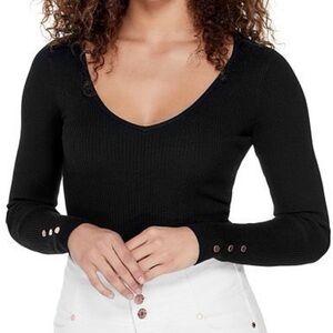 GUESS body Kameron Ribbed Bodysuit S